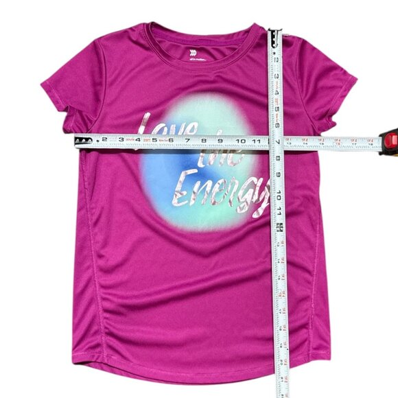 Girls Size 10 Pink Summer camp Tee & Beige Distressed 100% Cotton Shorts Set - Picture 5 of 10